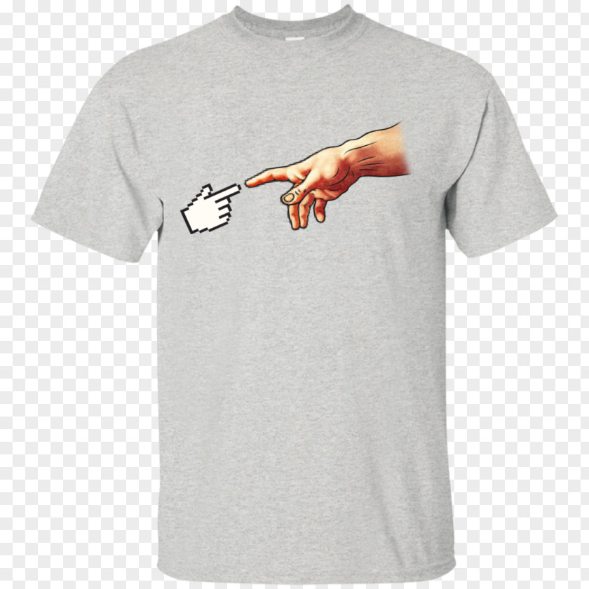 The Creation Of Adam T-shirt Hoodie Clothing Sleeve Robe PNG