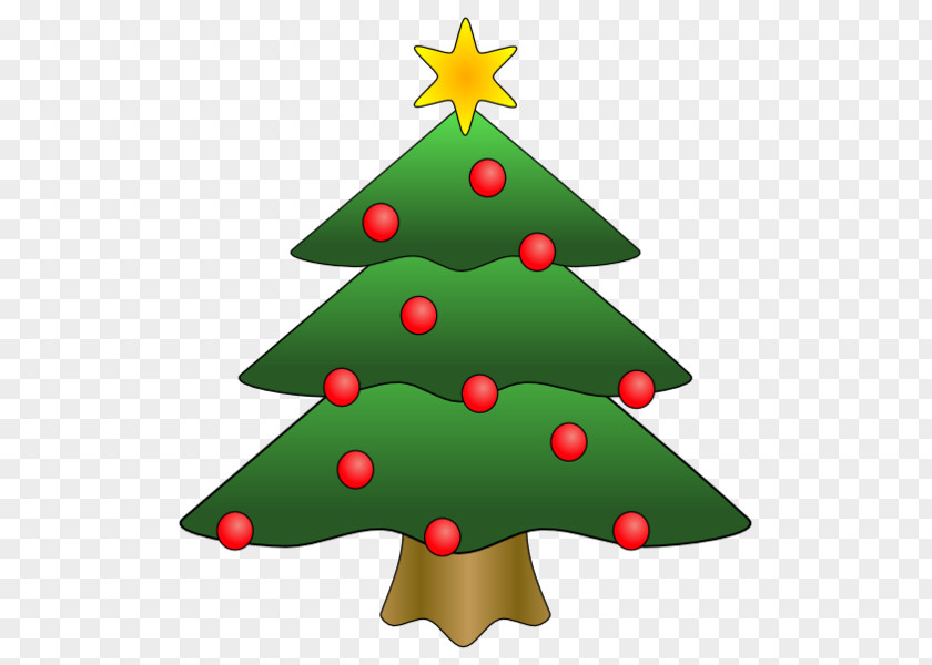 Christmas Artificial Tree Clip Art PNG