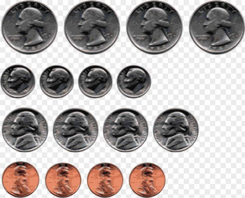 Coin Stack United States Clip Art PNG