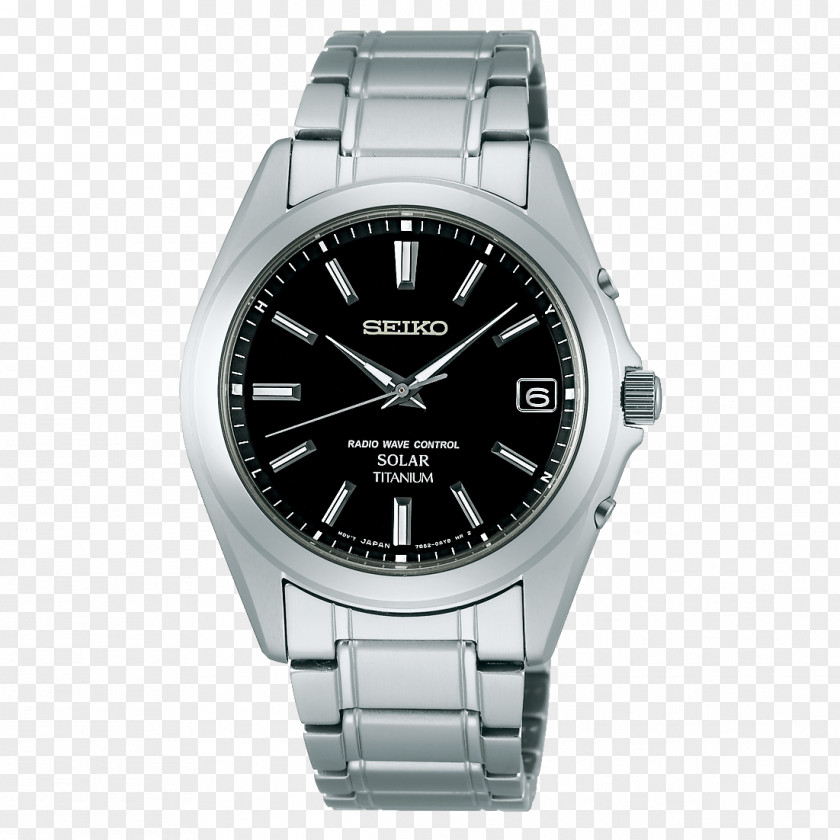 Metalcoated Crystal Grand Seiko Solar-powered Watch Radio Clock PNG