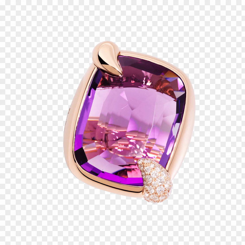 Ring Amethyst Jewellery Pomellato Diamond PNG