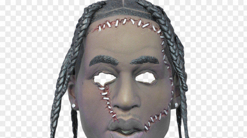 Travis Scott Texas Chainsaw 3D Leatherface The Massacre Mask PNG