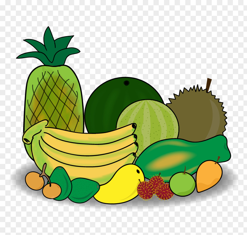 Tropical Fruit Banana Juice Carambola PNG