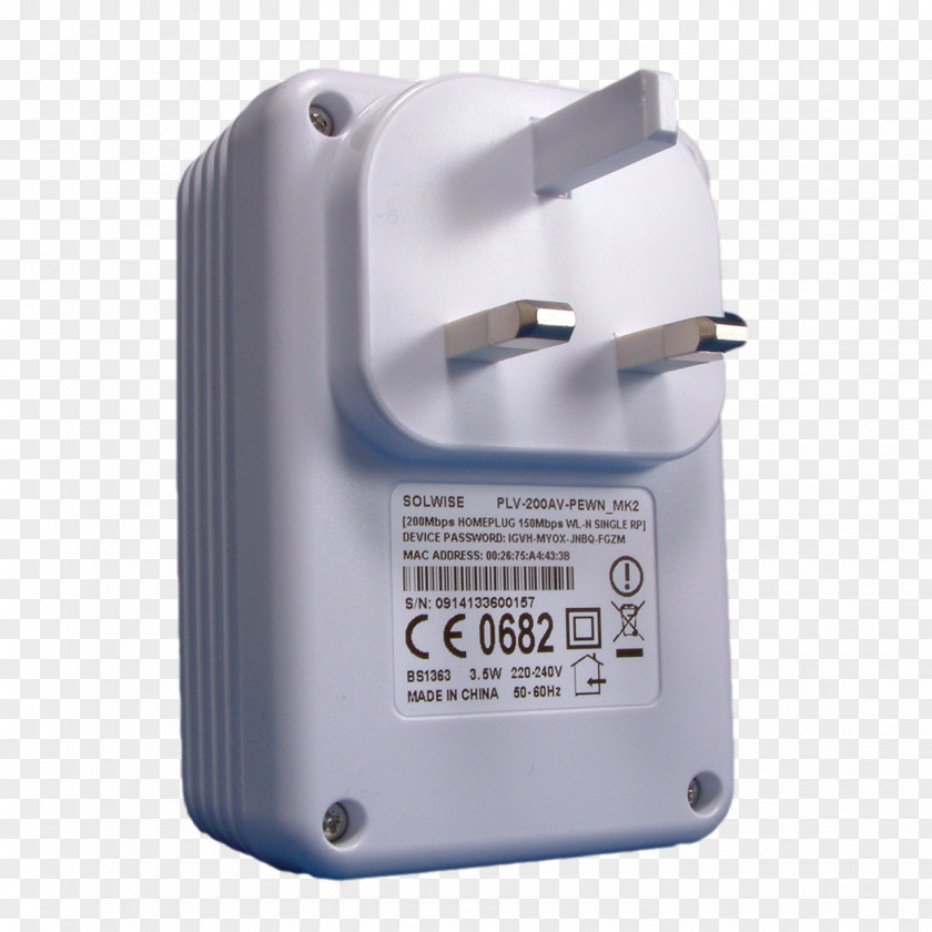 Battery Charger HomePlug Internet Ethernet Solwise Ltd PNG