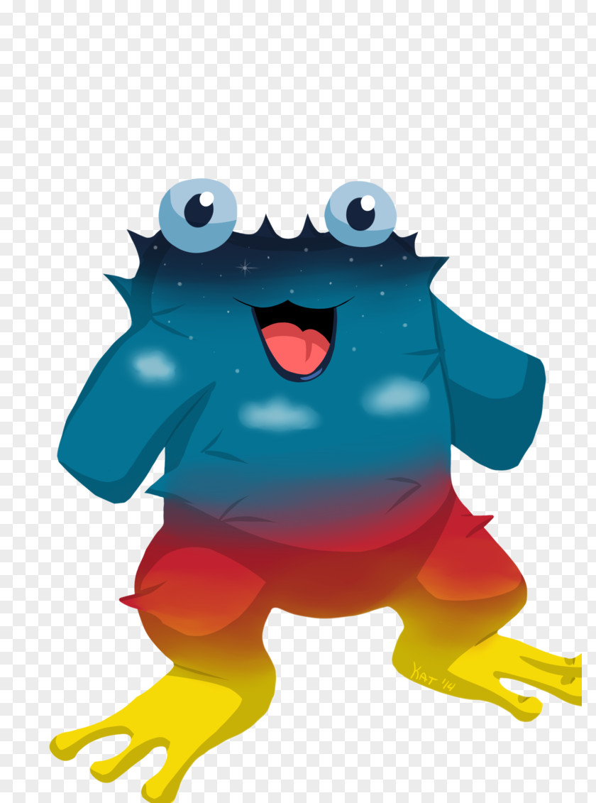 Frog Character Clip Art PNG