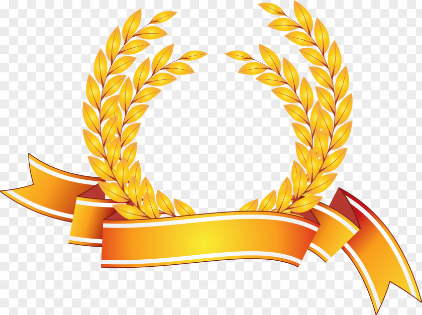 Wheat Award Symbol Clip Art PNG