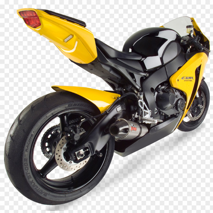 Honda CBR1000RR Exhaust System Car Motorcycle PNG