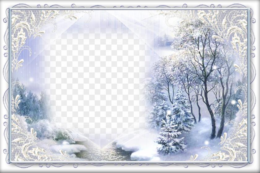 Image Winter Picture Frames Light PNG