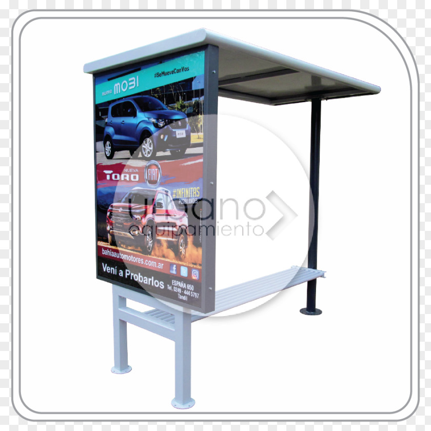 Mobiliario Urbano Display Advertising Street Furniture PNG