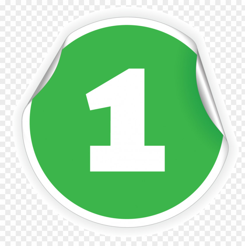 Sticker Number Decal PNG