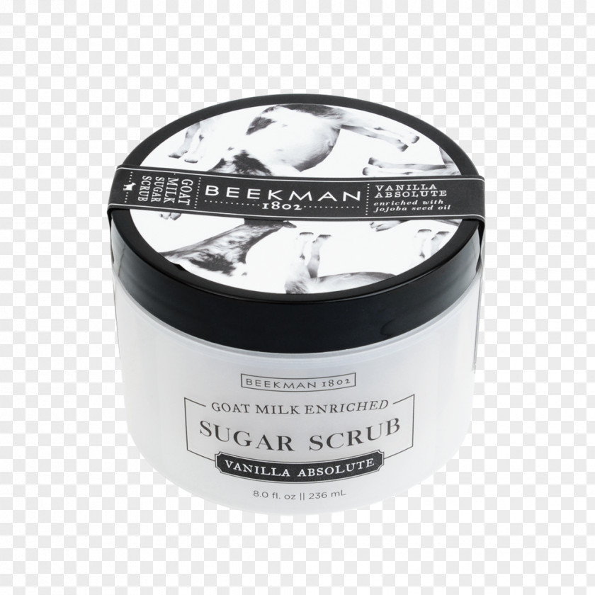 Sugar Scrub Cream Exfoliation Vanilla Lotion Skin PNG