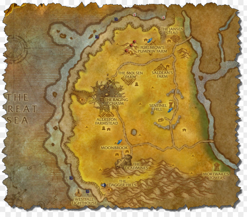 World Of Warcraft Buried Treasure Map Azeroth PNG