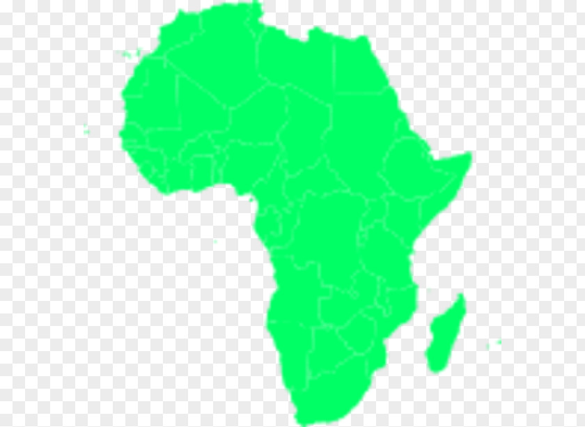 Africa Continent Map Clip Art PNG