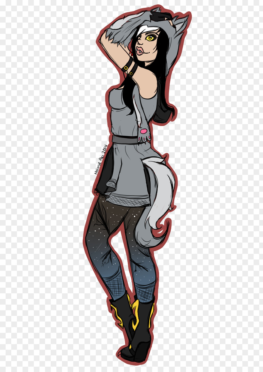 Bad Wolf Legendary Creature Black Hair Superhero Fiction PNG