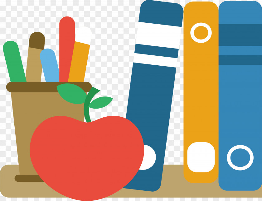 Books On The Desk Book Clip Art PNG