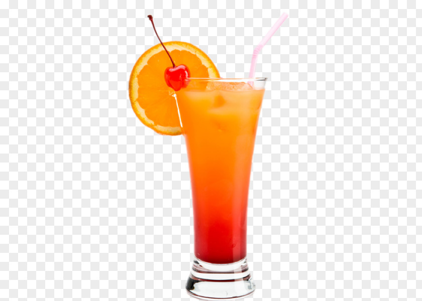 Cocktail Tequila Sunrise Garnish Juice Bay Breeze PNG