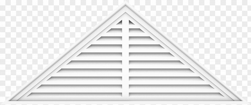 Decorativetriangle Window Facade Roof Louver Daylighting PNG