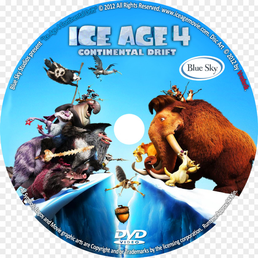 Sid Ice Age Scrat Manfred Film PNG