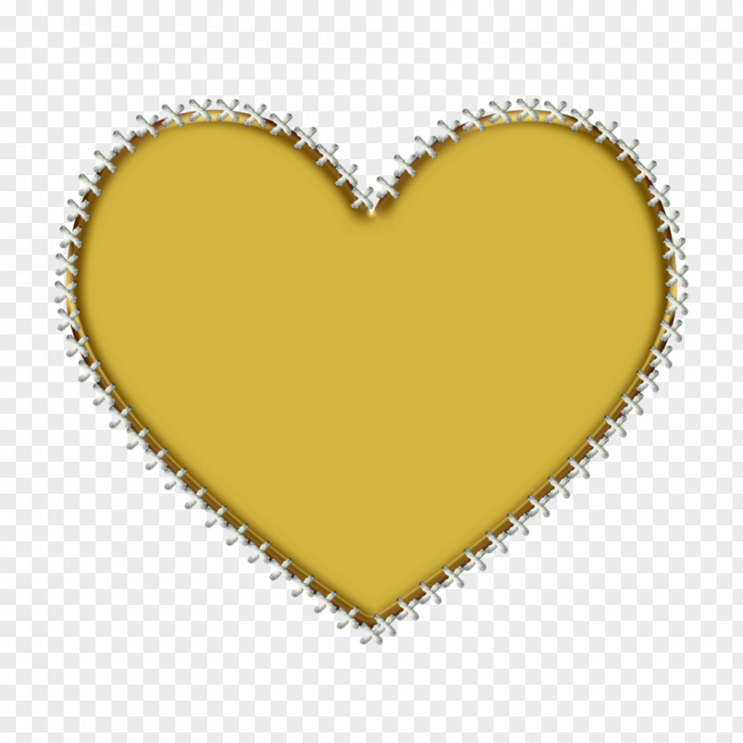 Yellow Hearts Heart PNG