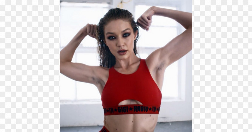 Model Gigi Hadid Axilla Underarm Hair PNG
