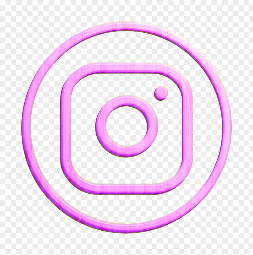 Symbol Pink Instagram Icon Pictures PNG
