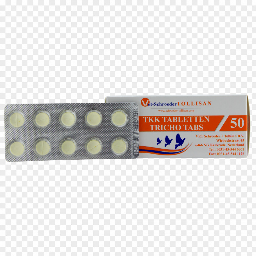 Tablet VET Schroeder + Tollisan B.V. Dose Therapy Ronidazole PNG
