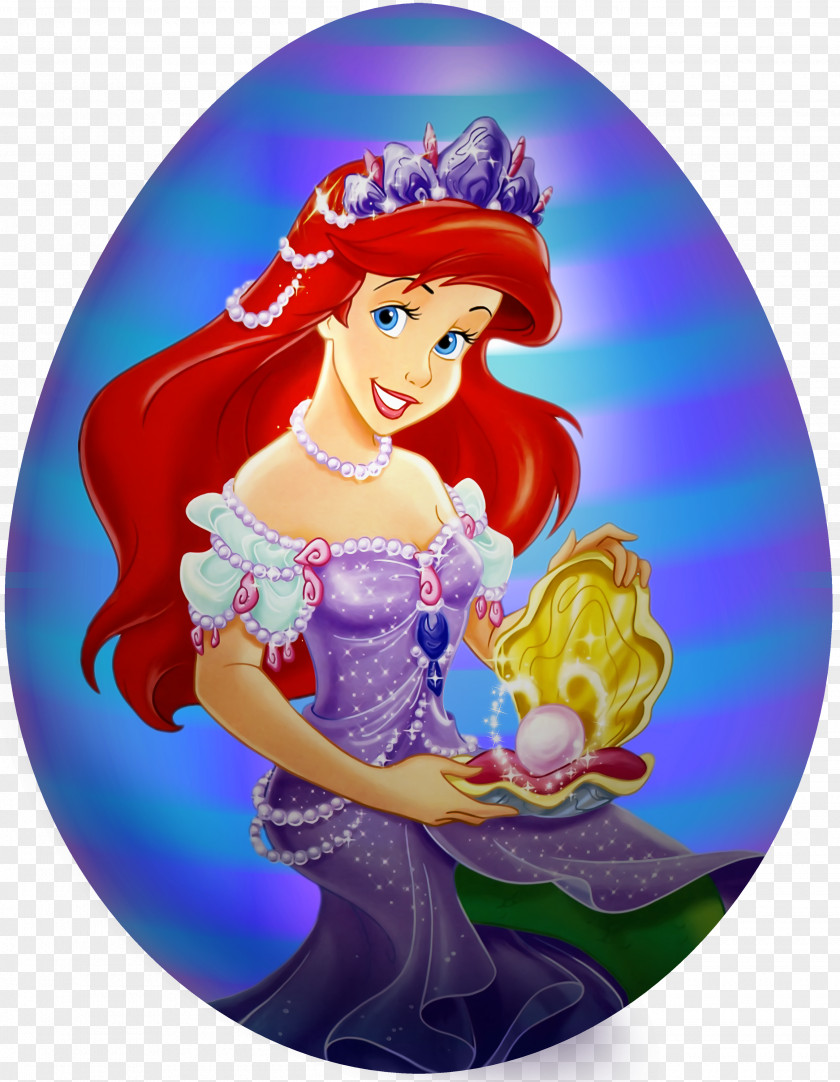 Kids Easter Egg Ariel Clip Art Image Belle The Little Mermaid Picture Frame PNG