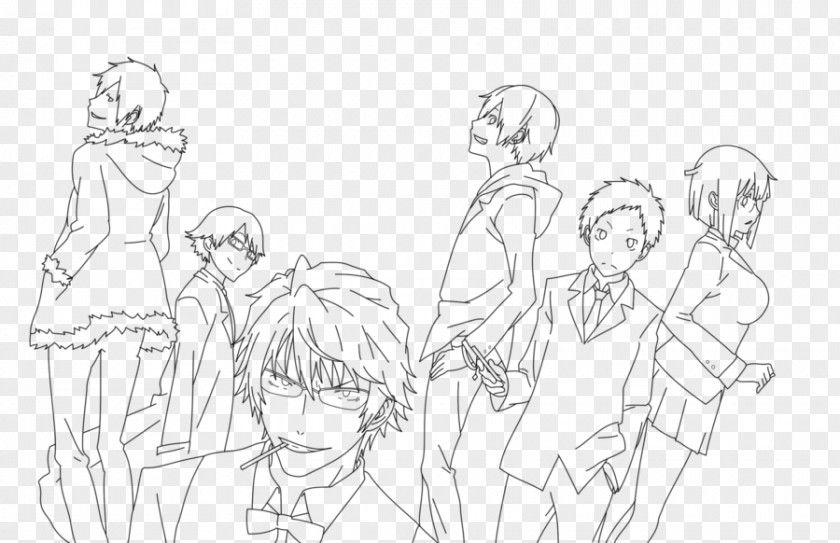 Line Art Drawing Anime Sketch PNG art Sketch, others clipart PNG