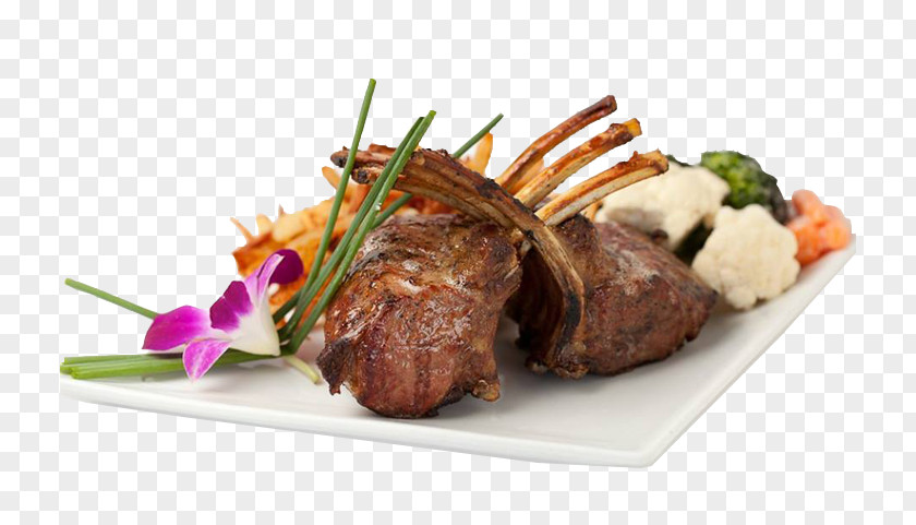 Rack Of Lamb Steak Kazakh Cuisine And Mutton Meat Dish PNG
