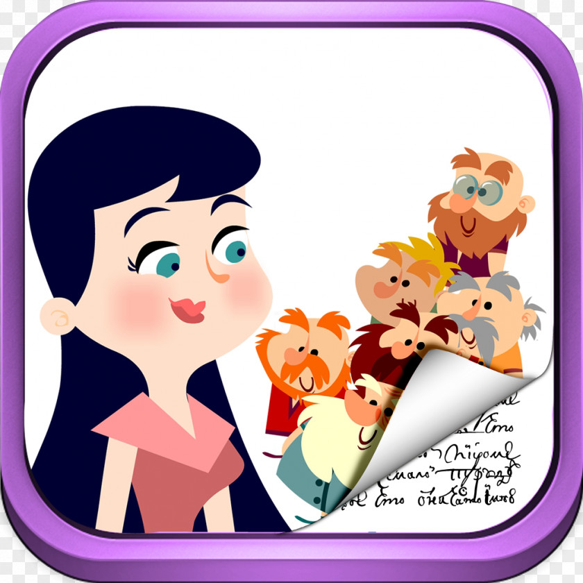 Snow White And The Seven Dwarfs App Store Screenshot PNG