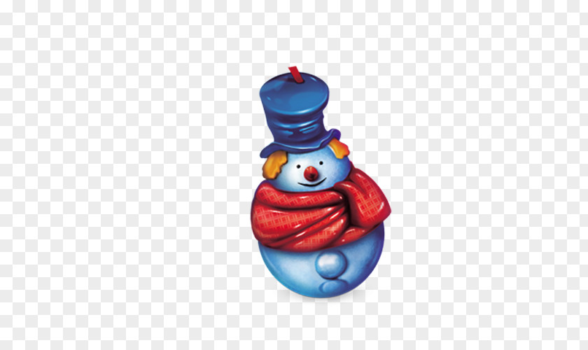 Creative Christmas Snowman Santa Claus Pudding Icon PNG