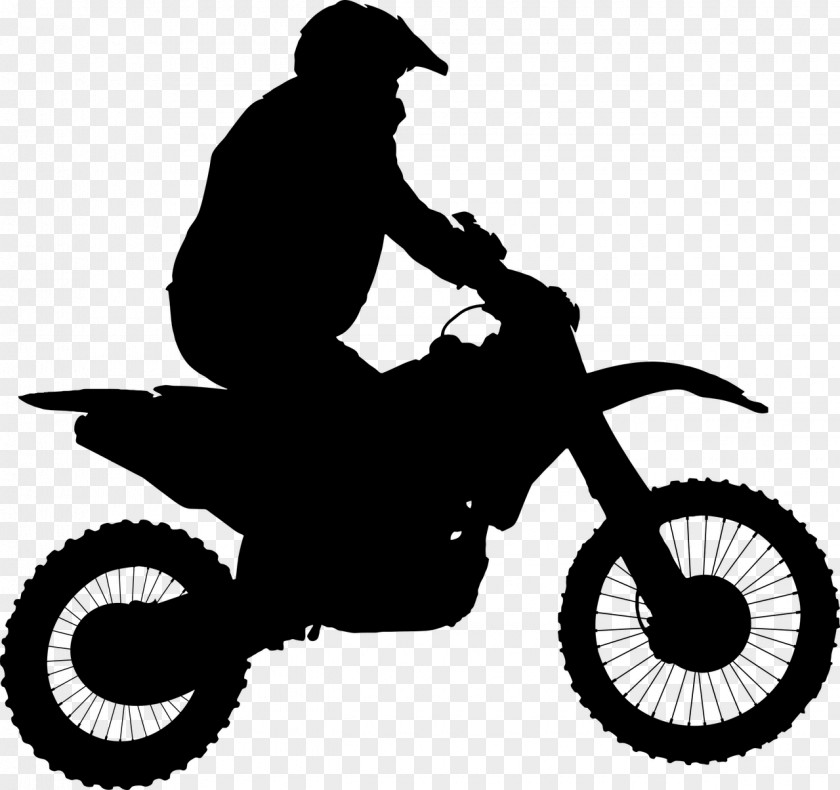 Motocross Motorcycle Silhouette Clip Art PNG