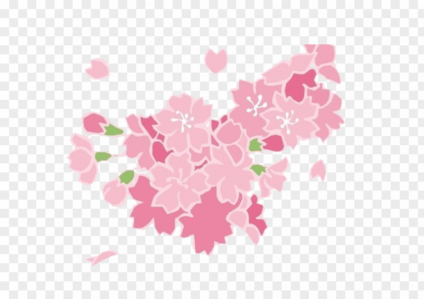 Pink Flowers Flower PNG