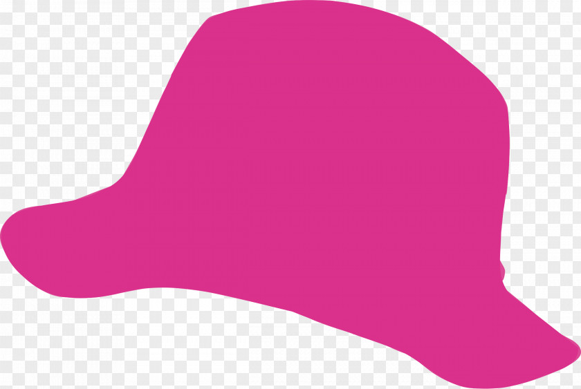 Pink M Neck Hat Clip Art PNG