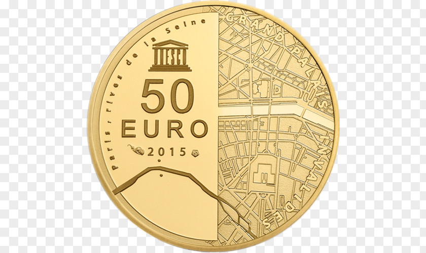 50 Euro Coin Perth Mint France Gold 200 Note PNG