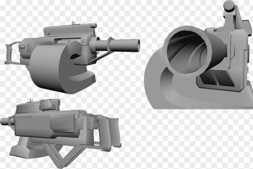 Grenade Launcher Automatic Halo 3 Firearm Heavy Machine Gun PNG
