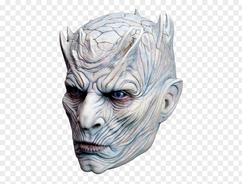 Halloween Night King Game Of Thrones Mask White Walker Costume PNG