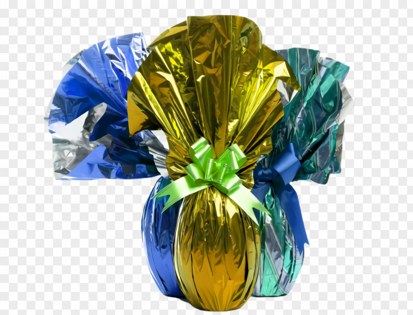 Iris Ribbon Blue Yellow Present Food Gift Wrapping PNG