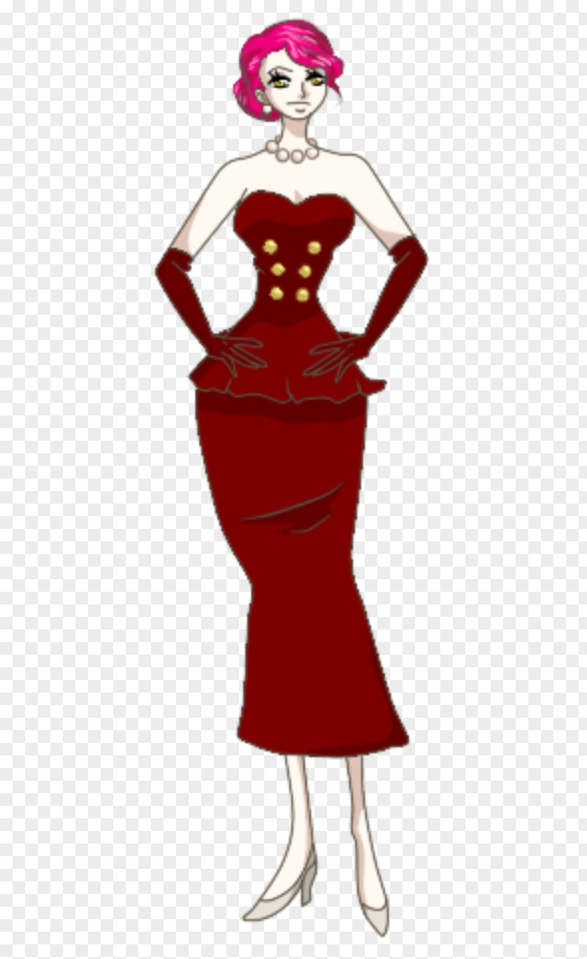 Mihawk Gown Shoulder Cartoon Character PNG