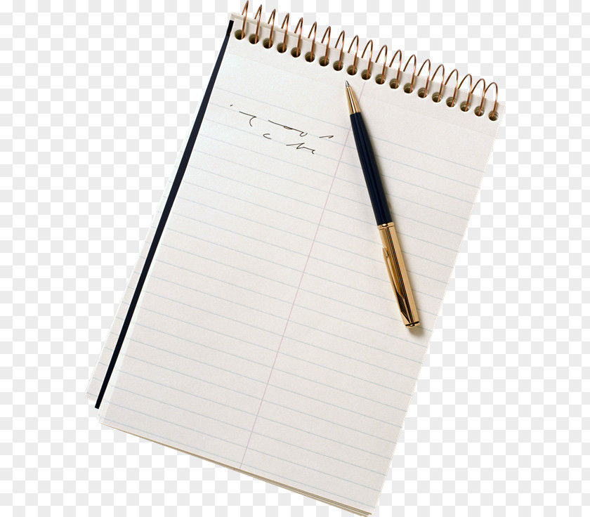 Notebook Printing And Writing Paper Pen PNG