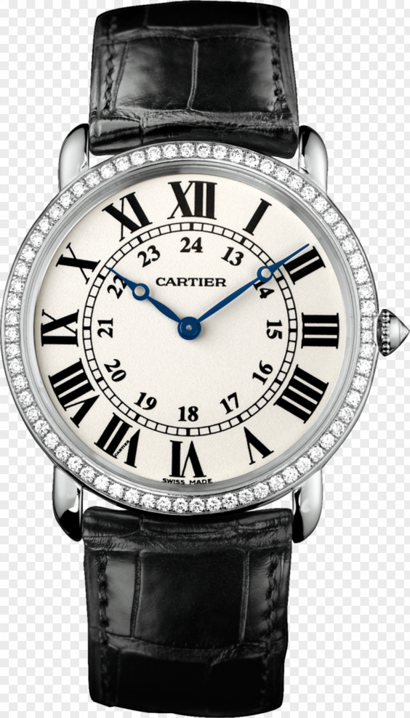 Watch Cartier Tank Colored Gold PNG