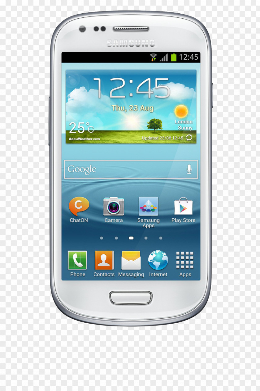 8GBMarble White Unlocked SmartphoneSamsung Samsung Galaxy S III Mini GT-i8190 PNG