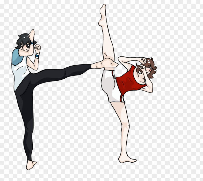 Barefoot Performing Arts Cartoon Shoulder Physical Fitness PNG