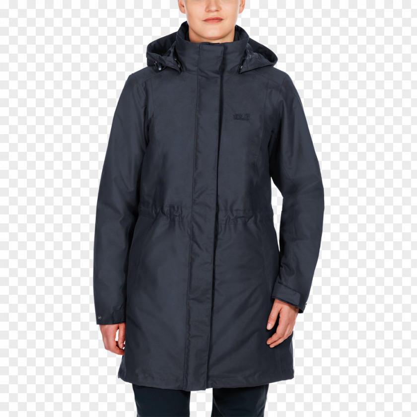 Blue Coat Jacket Trench Nike Collar PNG