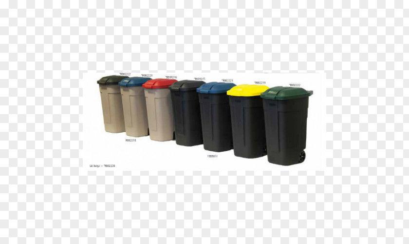Design Plastic Cylinder Rubbish Bins & Waste Paper Baskets PNG