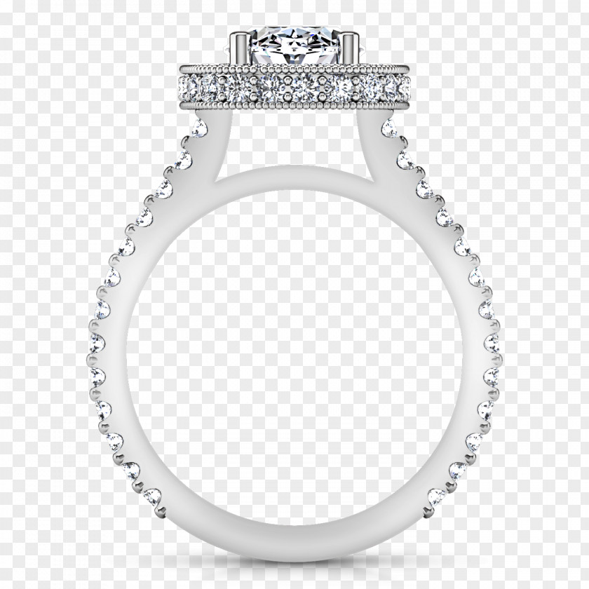 Diamond Drawing Engagement Ring Cut Moissanite PNG