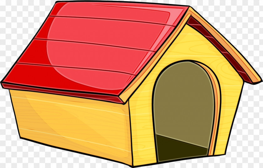 House Doghouse Yellow Clip Art PNG