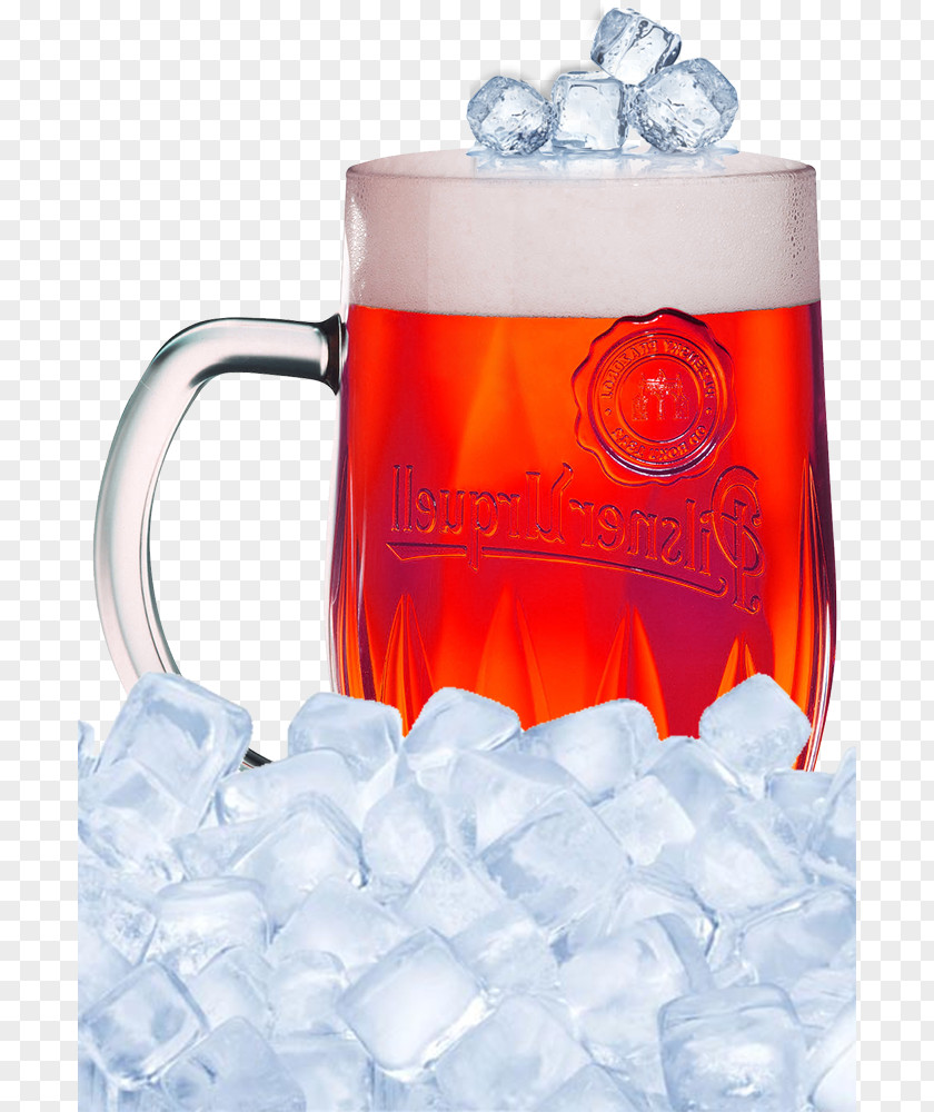 Icy Wine Material Red Ice Cream Juice PNG