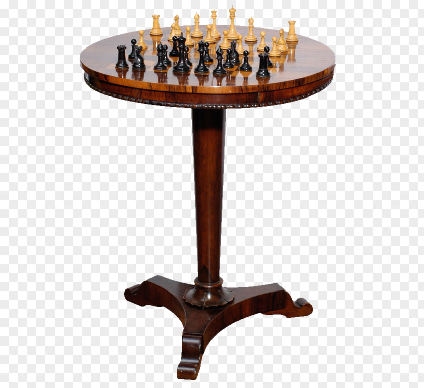 Ancient Mahogany Chess Table Material Free To Pull PNG