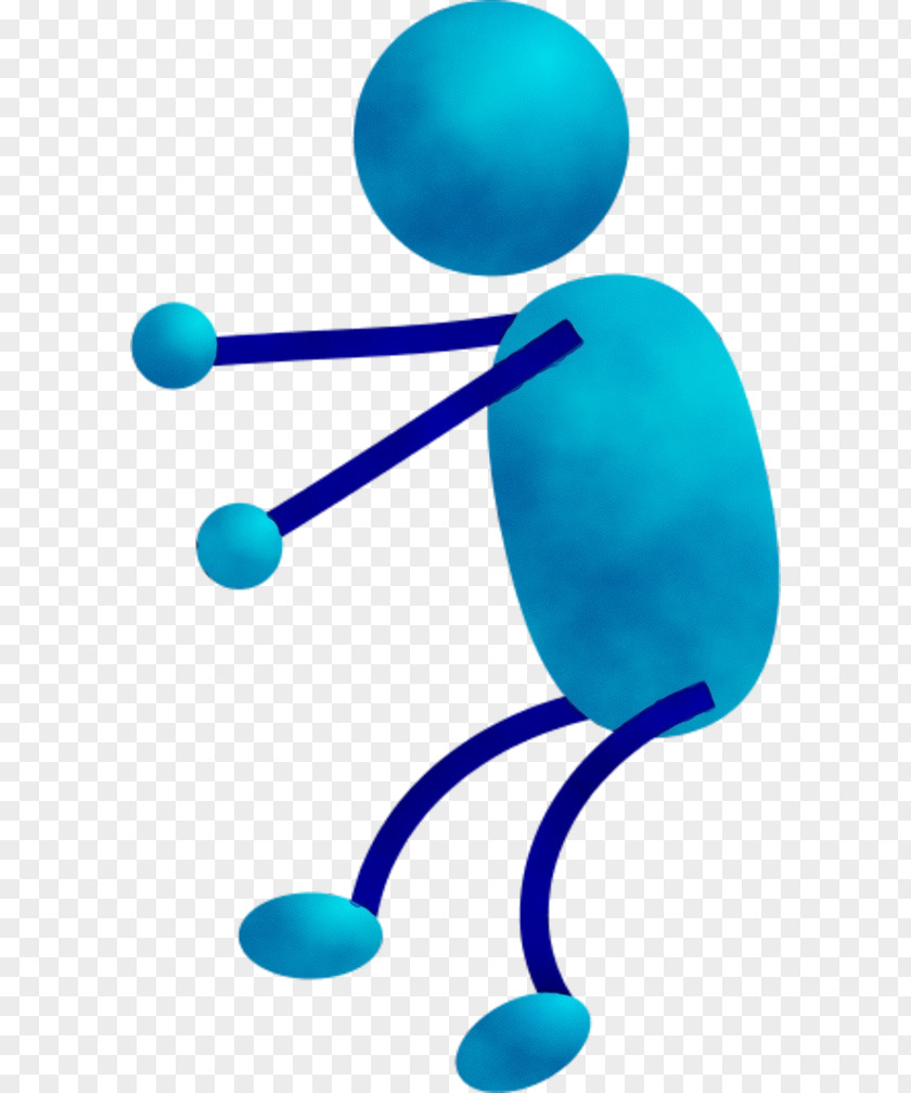 Balloon Turquoise Watercolor PNG